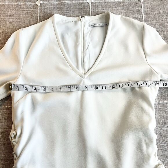 Finders Keepers Fly Away Dress White Long Sleeve Women’s S - Picture 13 of 15